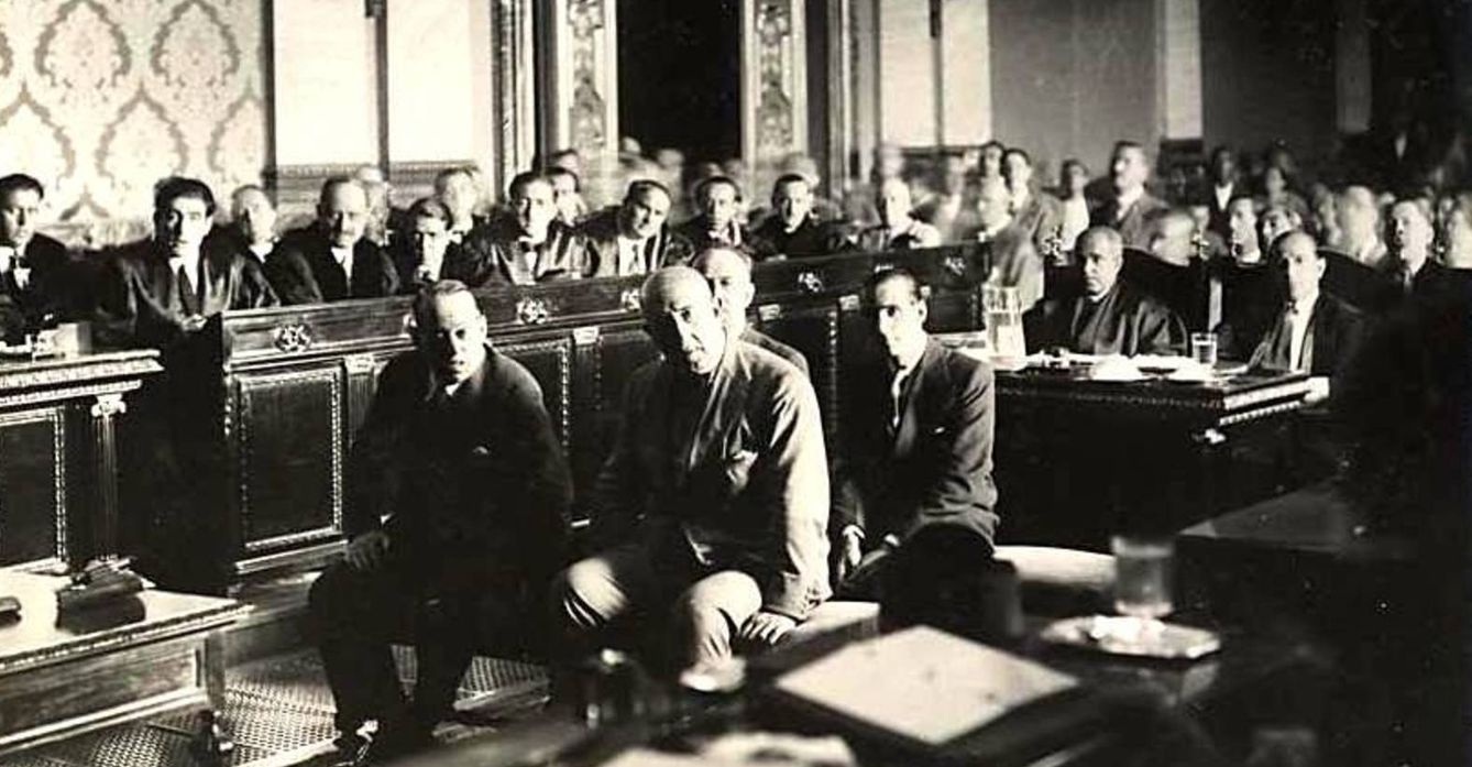 Juicio al general José Sanjurjo por el golpe de 1932.