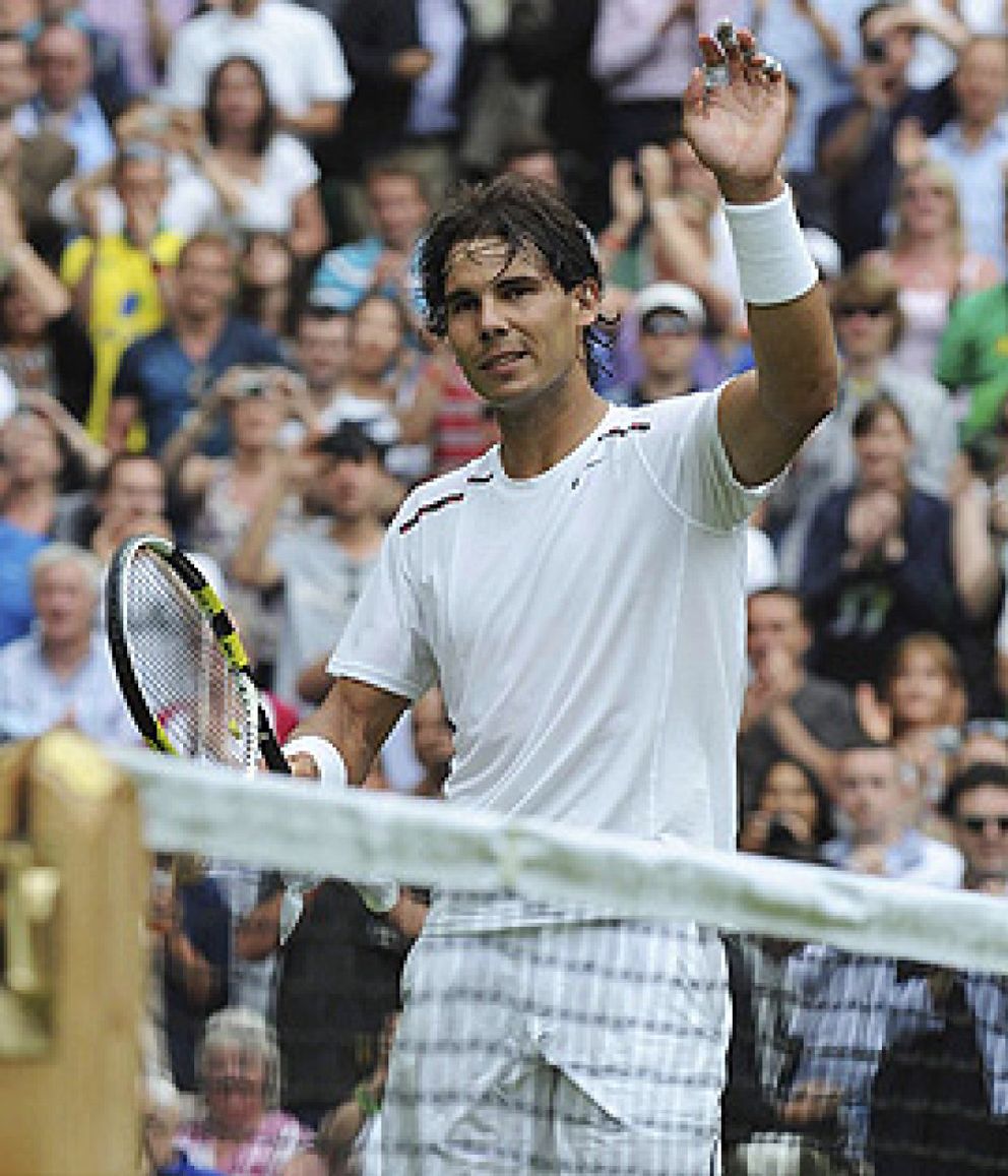 Foto: El sorteo de Wimbledon podría cruzar a Rafa Nadal y Djokovic en cuartos