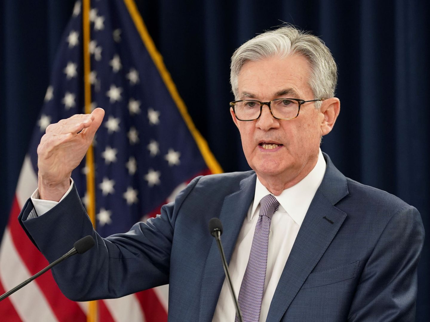 El presidente de la Reserva Federal, Jerome Powell. (Reuters)