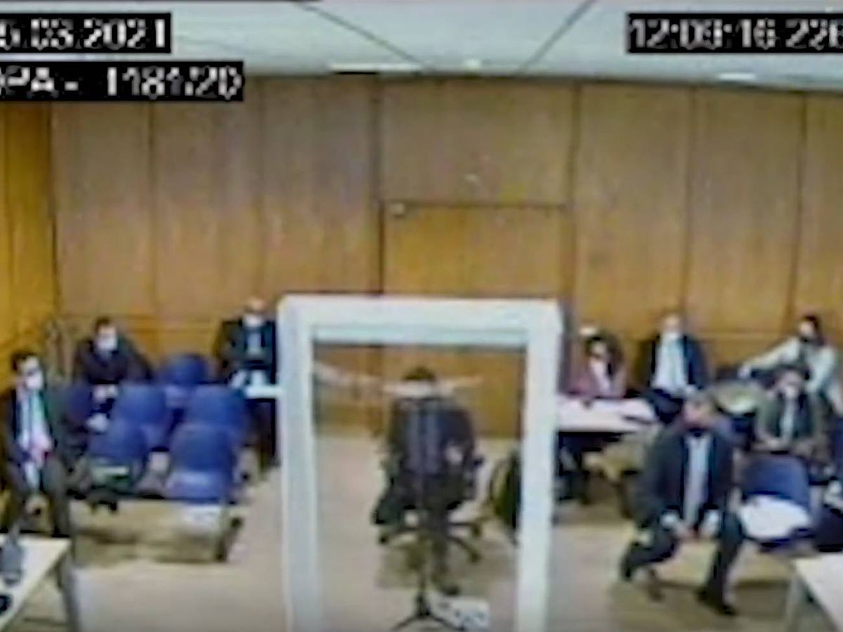Foto: Captura del vídeo de la declaración de Monedero ante el juez. (EC)