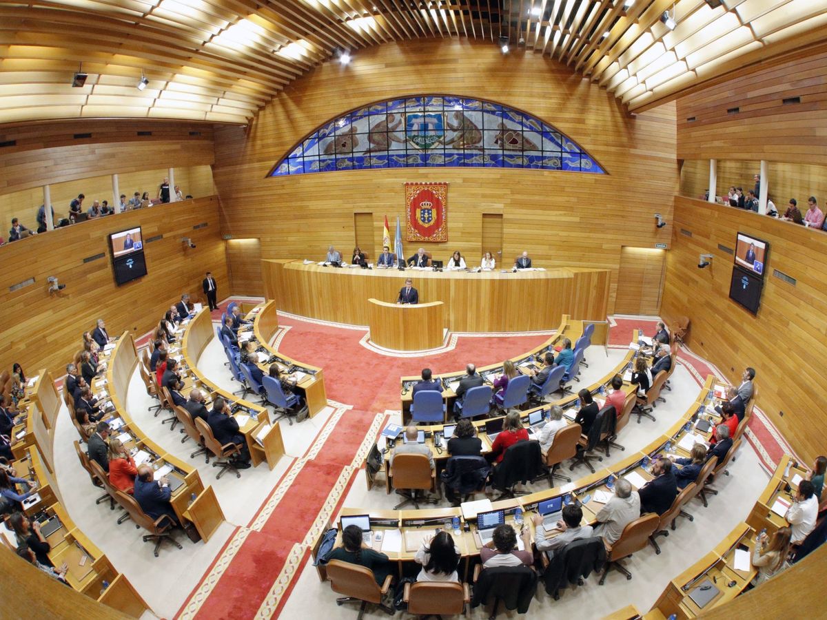 Foto: Parlamento de Galicia, en Santiago de Compostela (EFE)