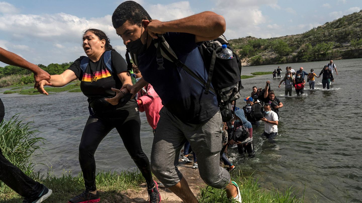 Cada día llegan cientos de venezolanos a este punto de Texas (Reuters/Go Nakamura)