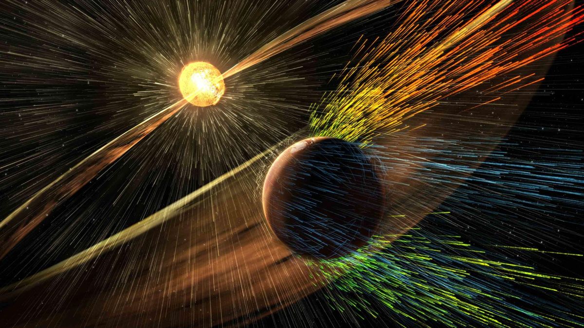 Así observa la NASA cómo desaparece el viento solar en Marte