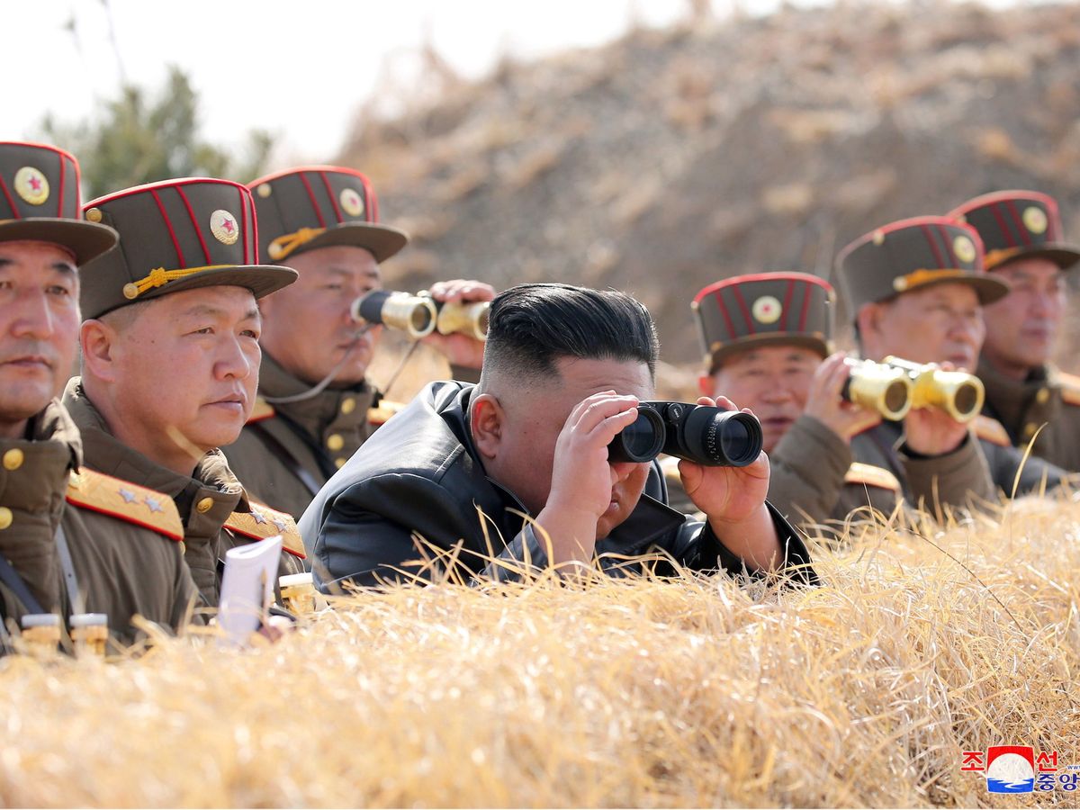 Foto: Kim Jong-un, en una imagen oficial de la agencia de noticias KCNA. (EFE)