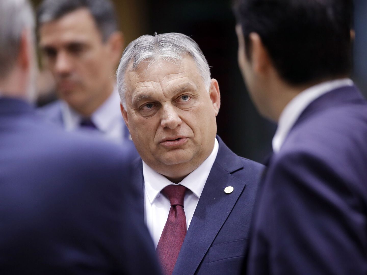 Viktor Orbán, primer ministro húngaro, durante una reunión del Consejo Europeo. (EFE)