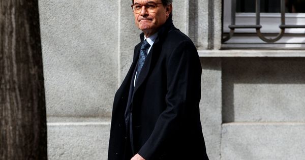 Foto: Artur Mas, en el Supremo. (Reuters)