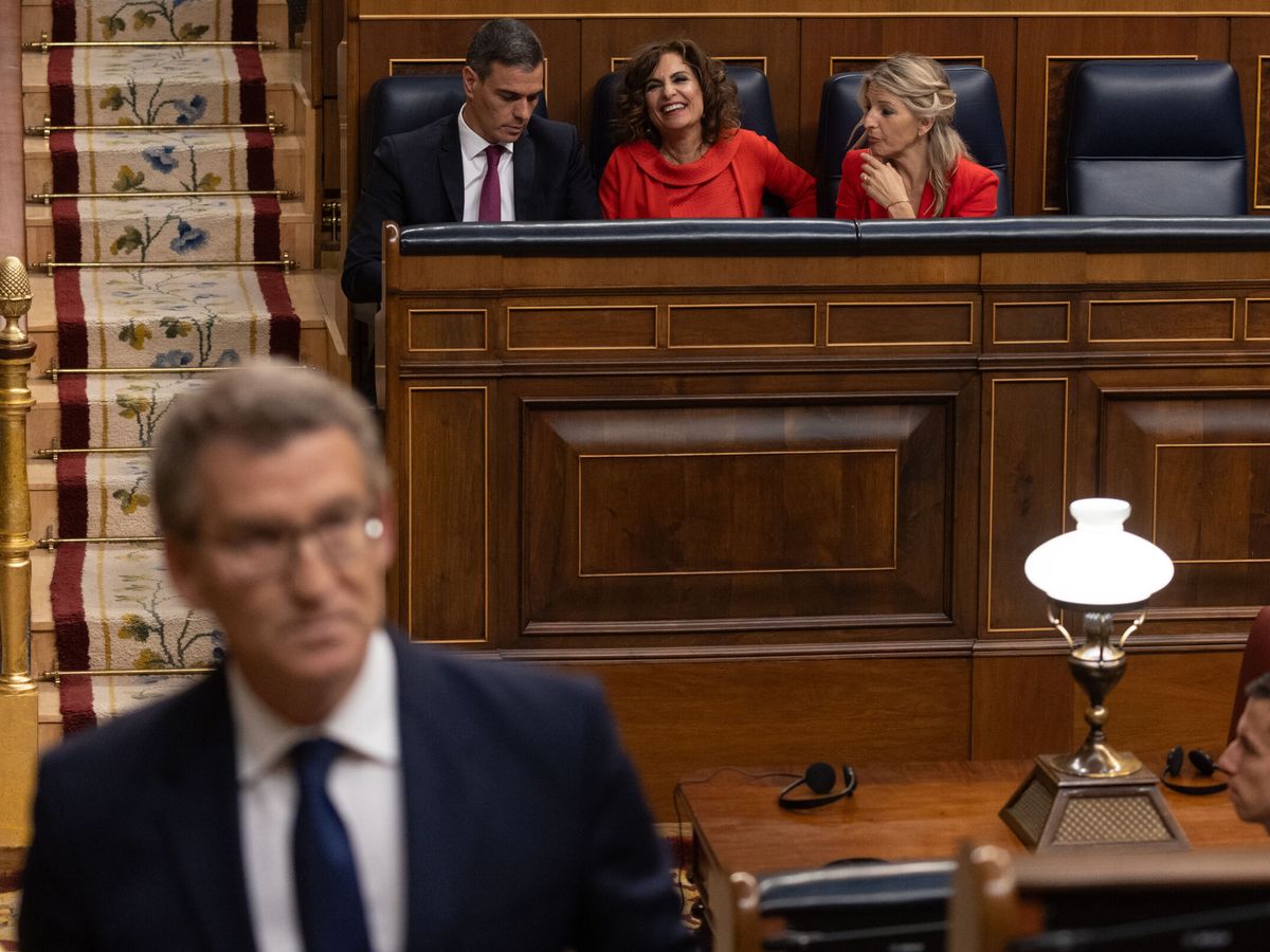Foto: Feijóo en el Congreso de los Diputados. (Europa Press/Eduardo Parra)