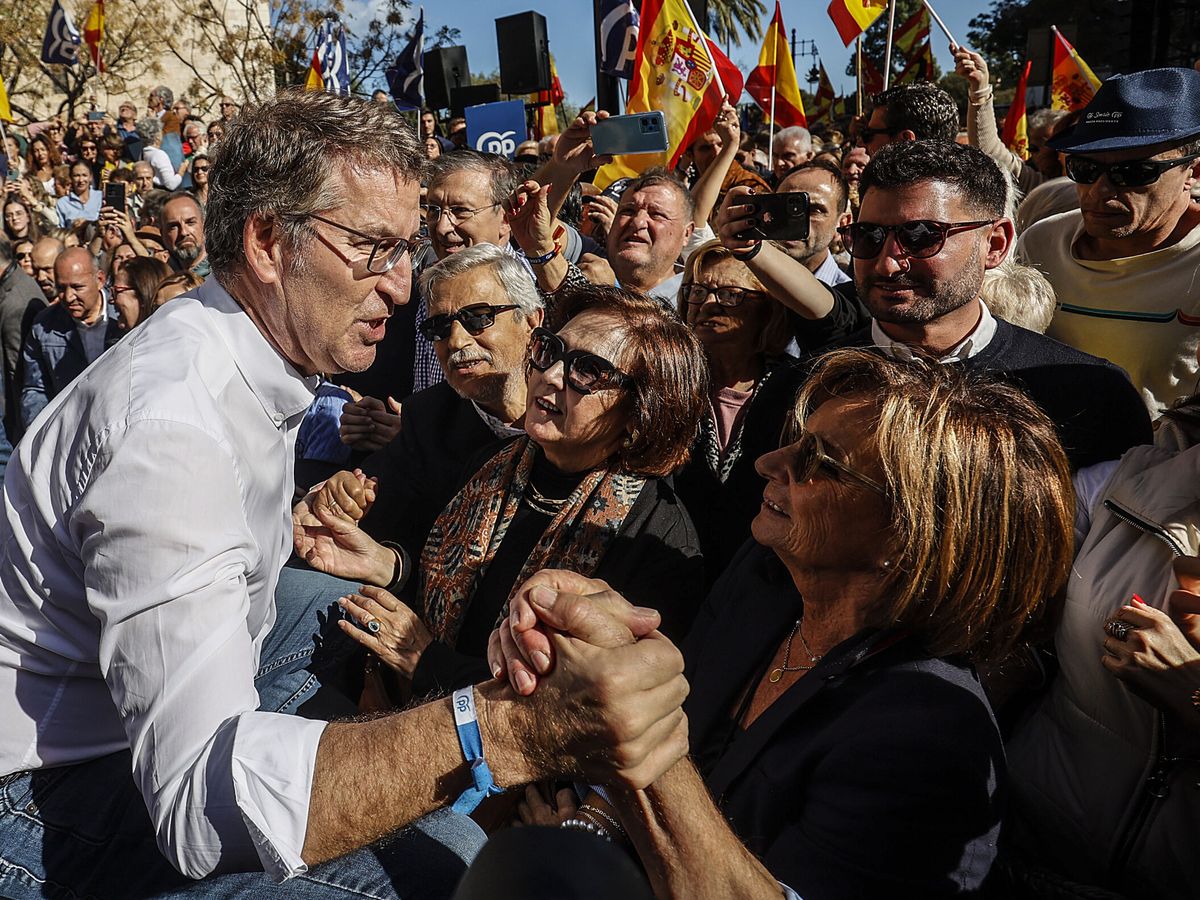 Foto: El líder del PP, Alberto Núñez Feijóo. (Europa Press/Rober Solsona)