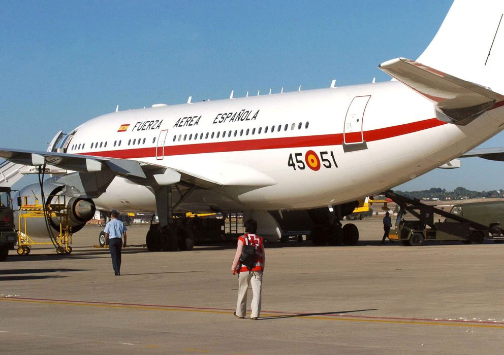 Foto: Fotografía de archivo de un Airbus A-310 de la Fuerza Aérea Española. (EFE)