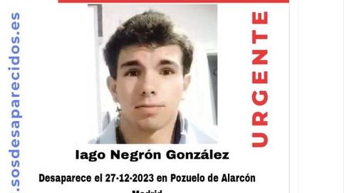 Iago Negrón, el joven desaparecido en Pozuelo, vuelve a casa: Quería vivir una aventura