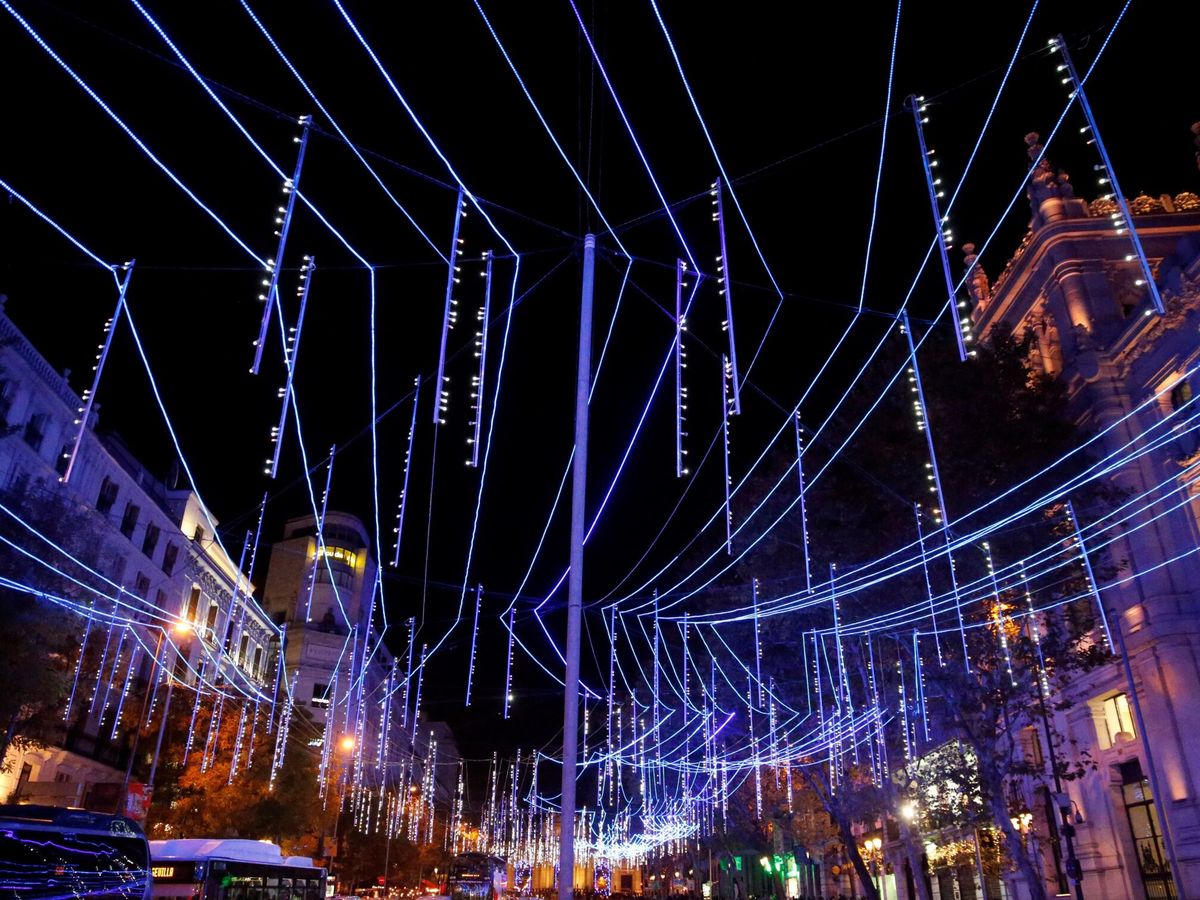 Foto: Cuándo encienden las luces de Navidad en Madrid en 2022. (EFE)