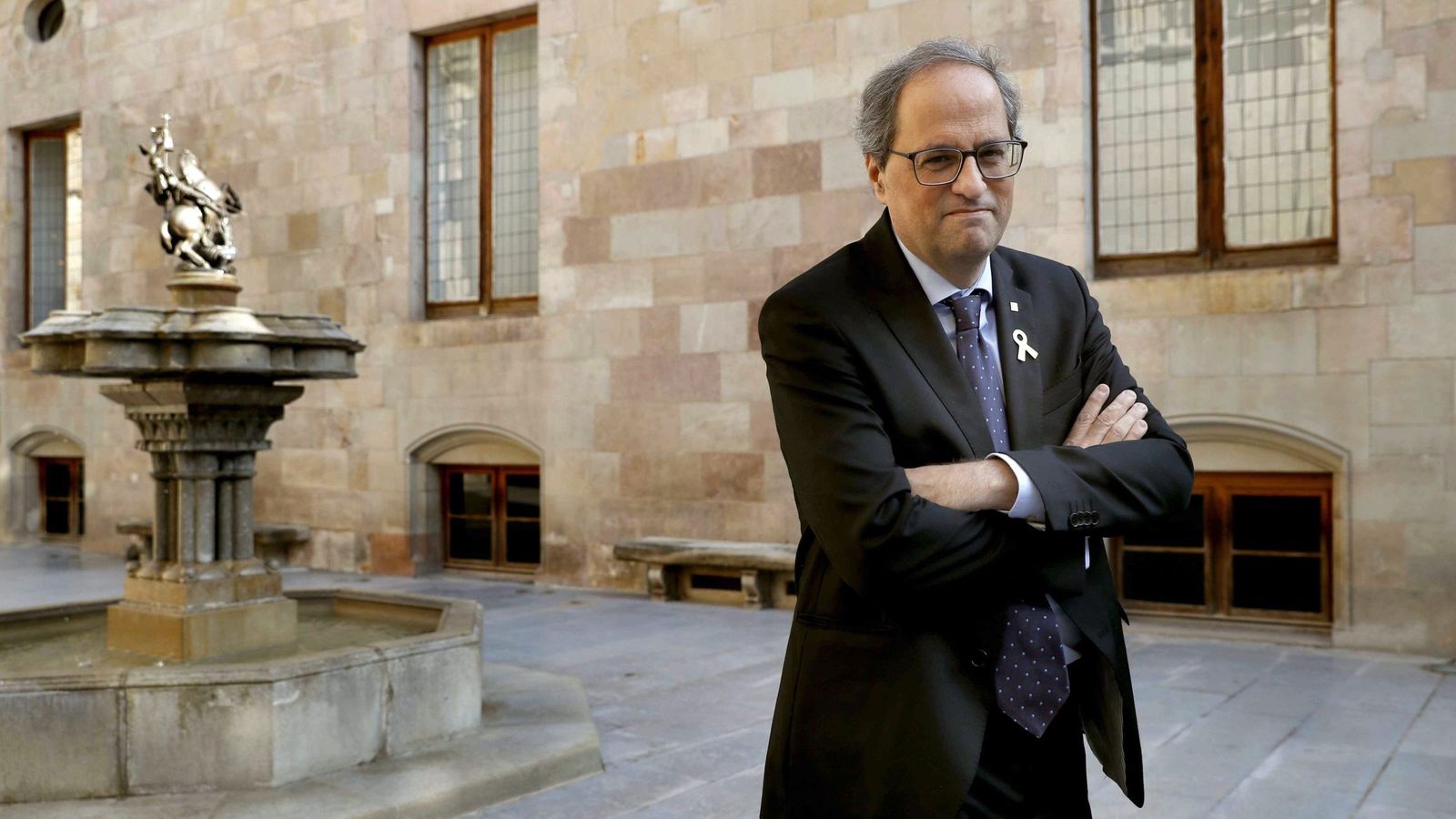 Foto: El presidente de la Generalitat, Quim Torra, cargó contra los jueces por un chat de la judicatura. (EFE)