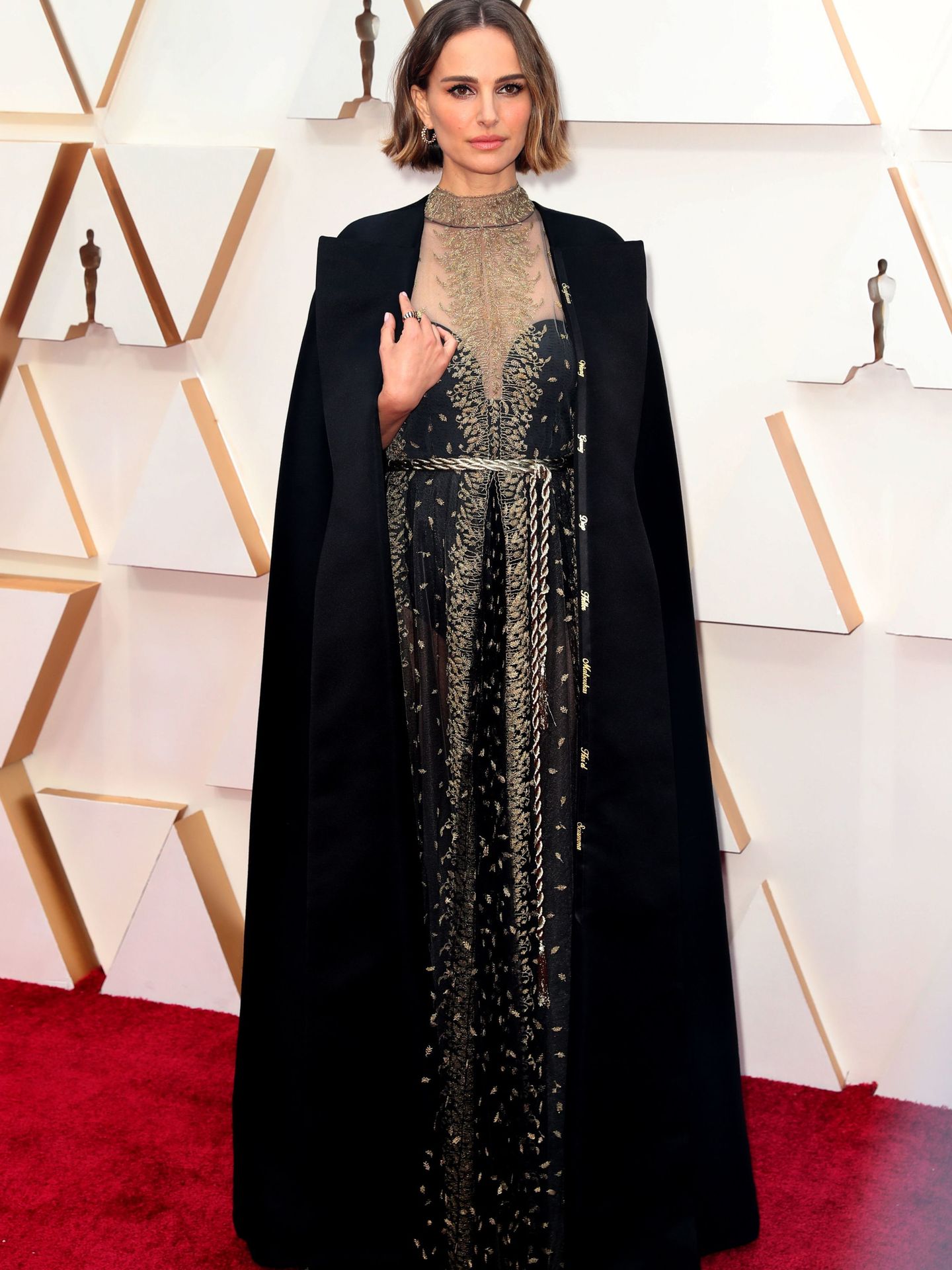 Natalie Portman, con un vestido de Dior en 2020. (EFE/David Swanson)