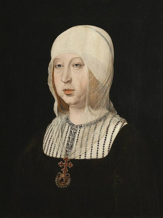 Isabel I de Castilla, por Juan de Flandes.