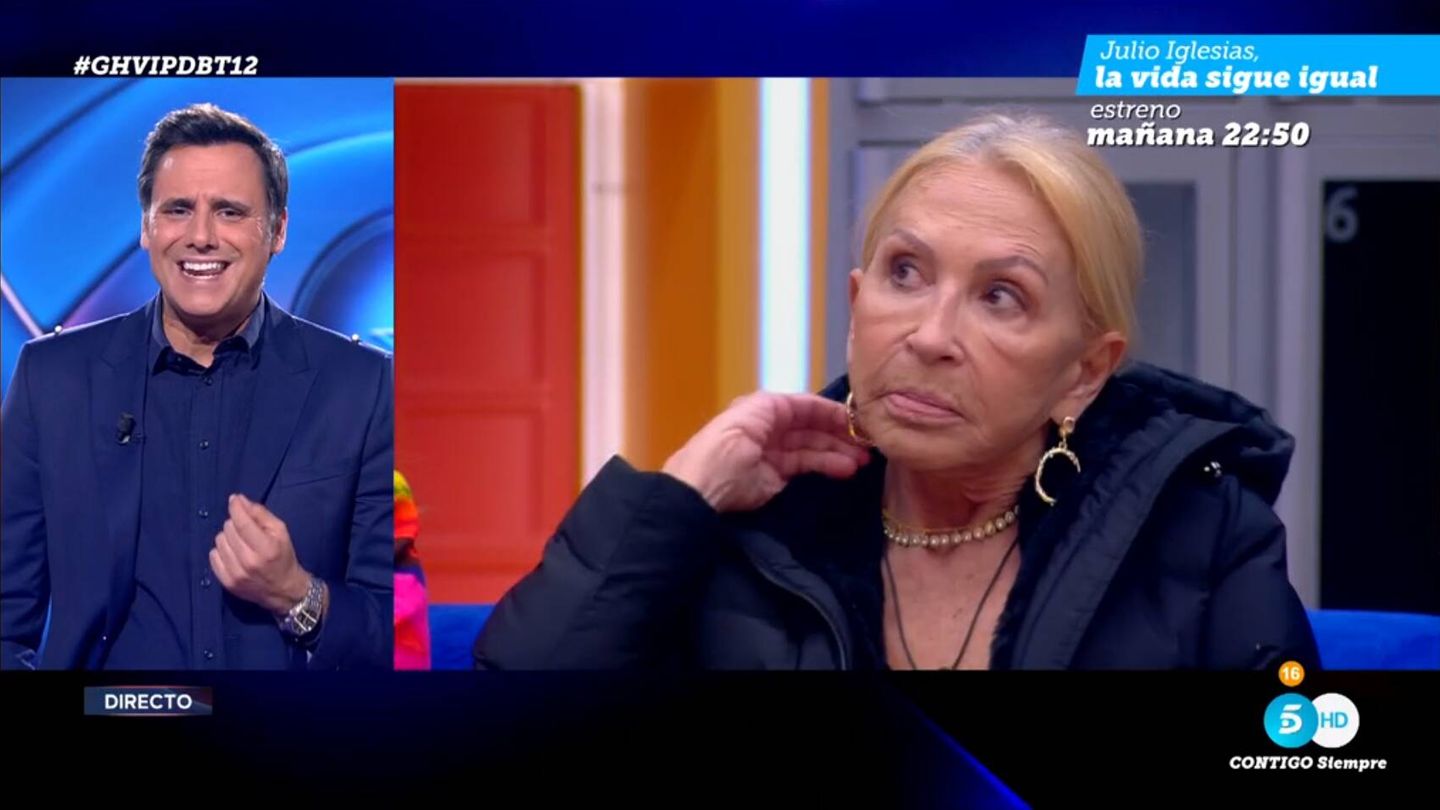 Ion Aramendi y Laura Bozzo, en 'GH VIP 8'. (Mediaset)