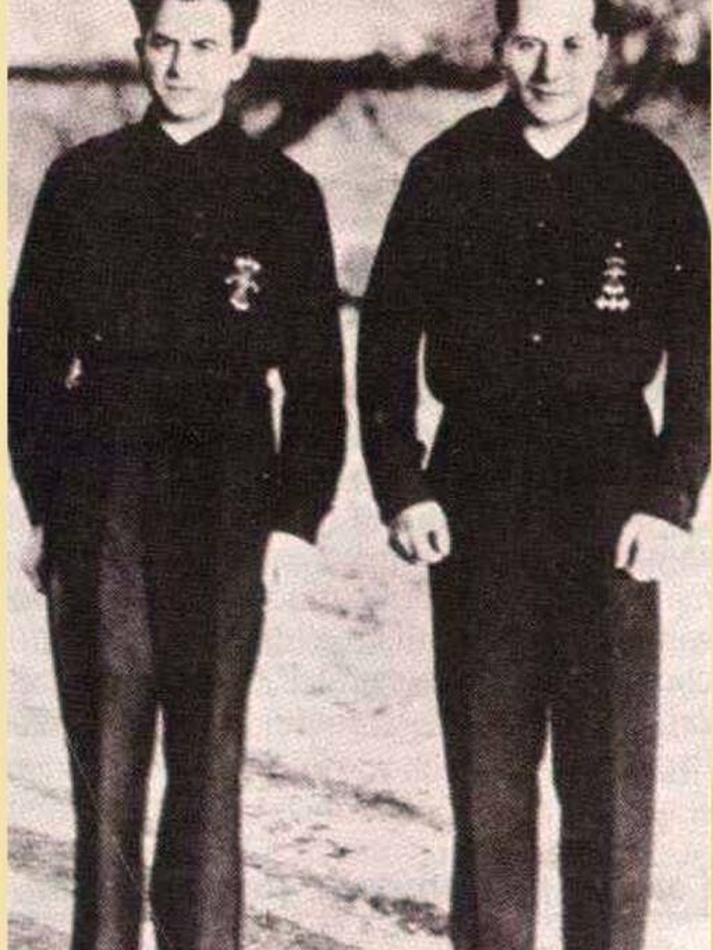 Primo de Rivera y Onesimo Redondo, en 1936. (Cortesía del Ministerio de Cultura)