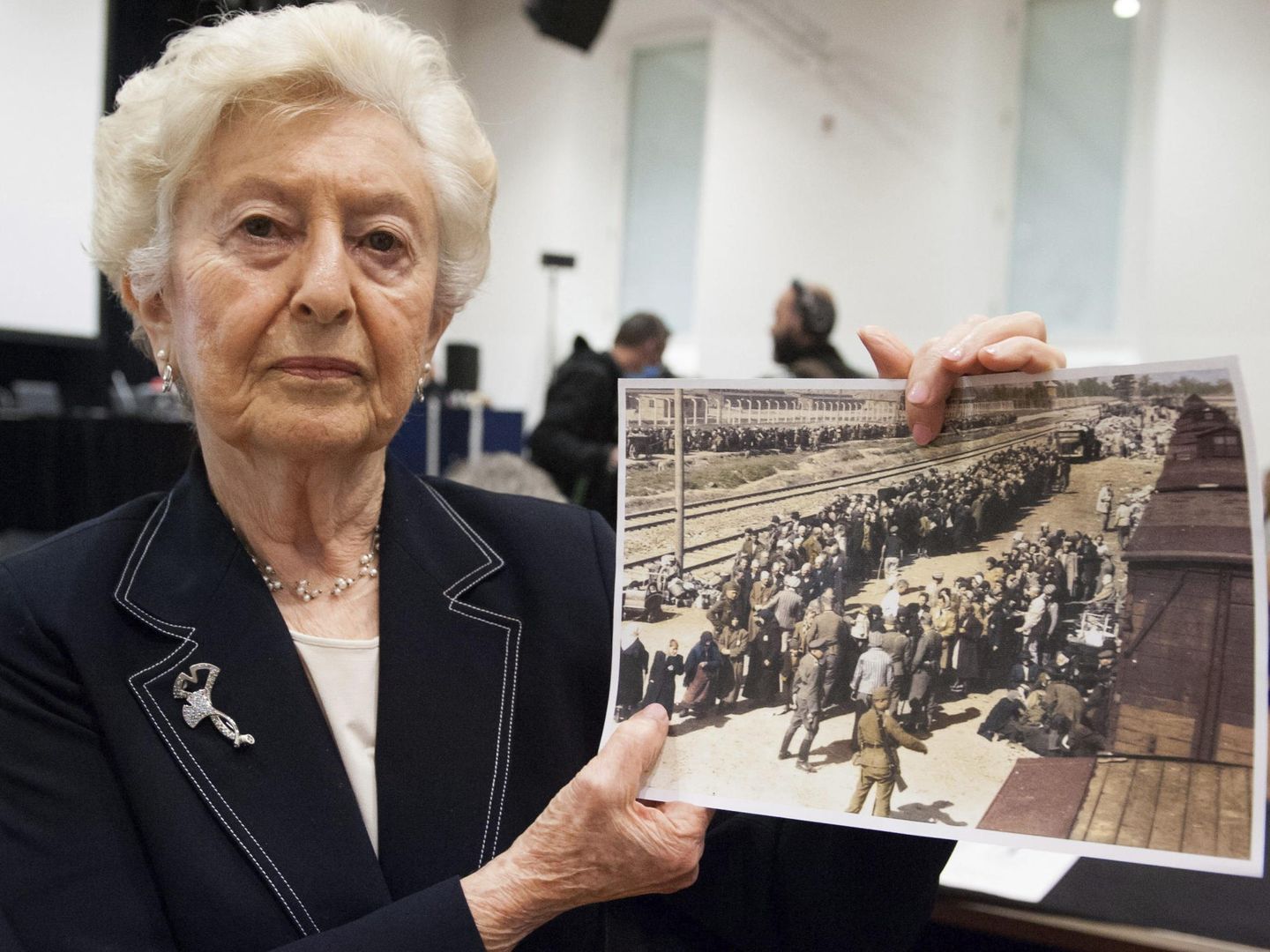 Irene Weiss, superviviente del campo de Auschwitz (EFE)