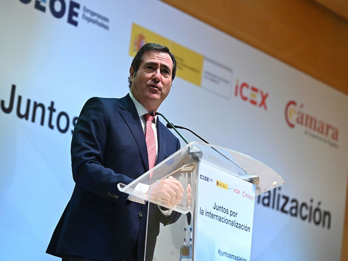 Foto: El presidente de la CEOE, Antonio Garamendi.