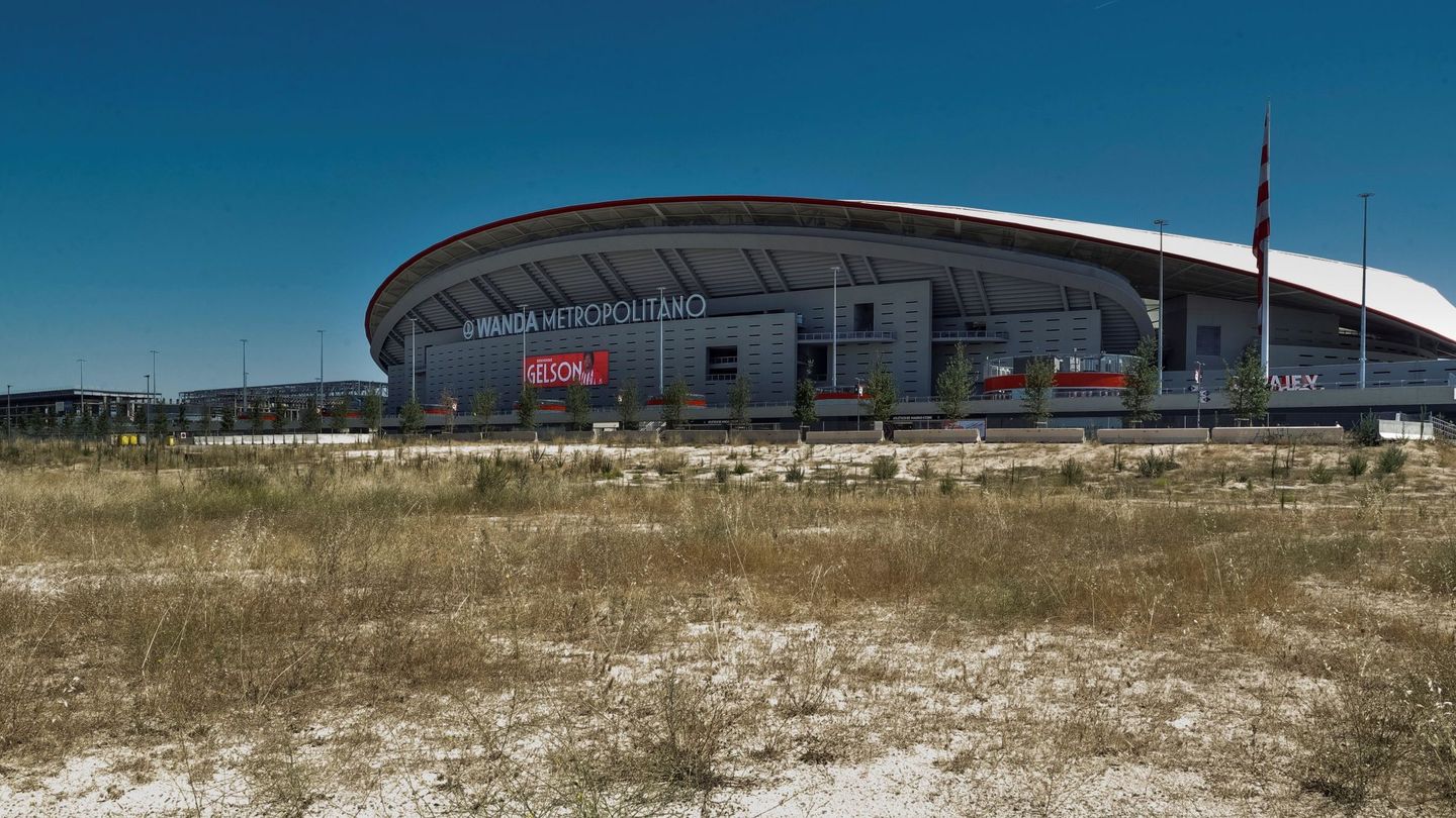 Vista general del estadio Wanda Metropolitano. (EFE)