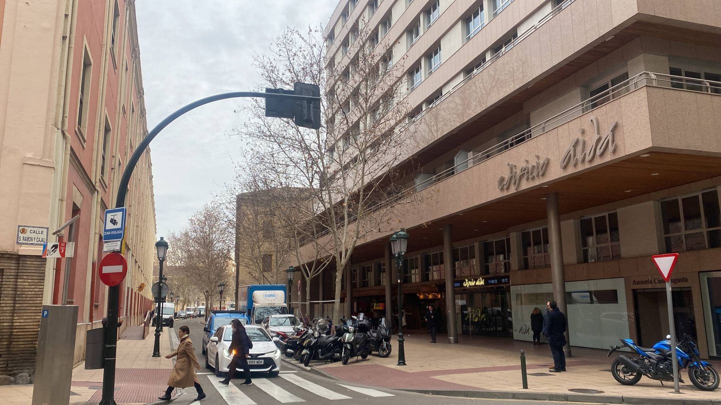 La oficina de Soluciones de Gestión está situada en la planta 3 del edificio Aida de Zaragoza. (G. C.)