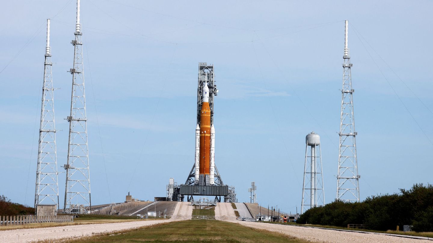 Space Launch System (SLS) de la NASA. 