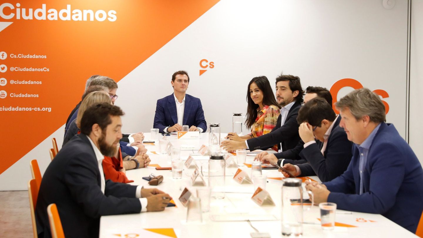 La ejecutiva nacional de Ciudadanos se reunió este lunes en Madrid. (EFE)