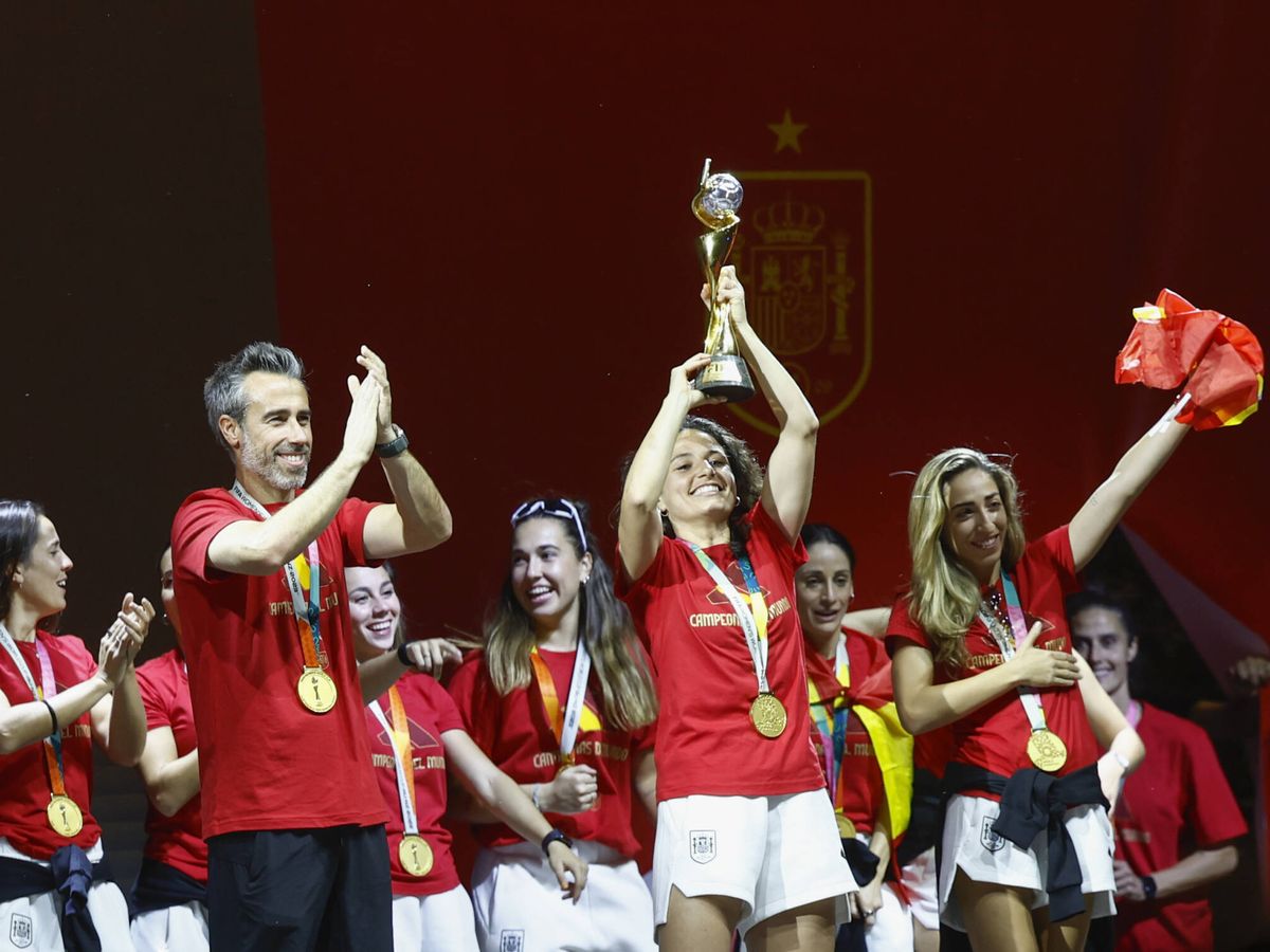 Foto: La celebración de la selección española femenina de fútbol. (Gtres)