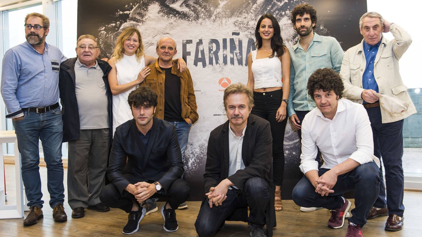 Actores de 'Fariña', la nueva serie que prepara Antena 3. (Atresmedia Televisión)