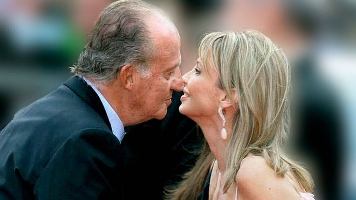 El rey Juan Carlos y Corinna Larsen, en una imagen de archivo. (EFE)