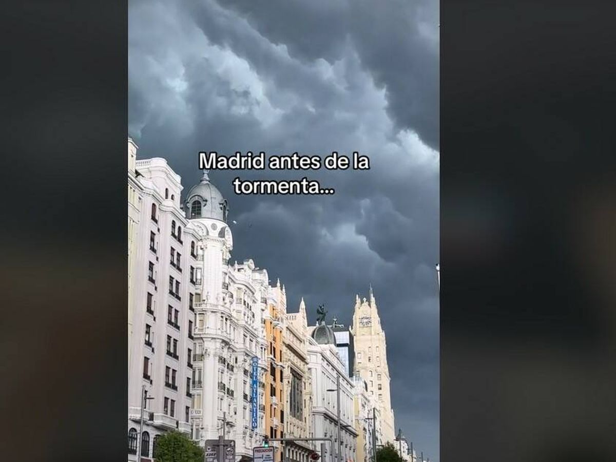 Foto: En tan solo unas horas una fuerte tormenta generó el caos en Madrid. (@disfruta.madrid)