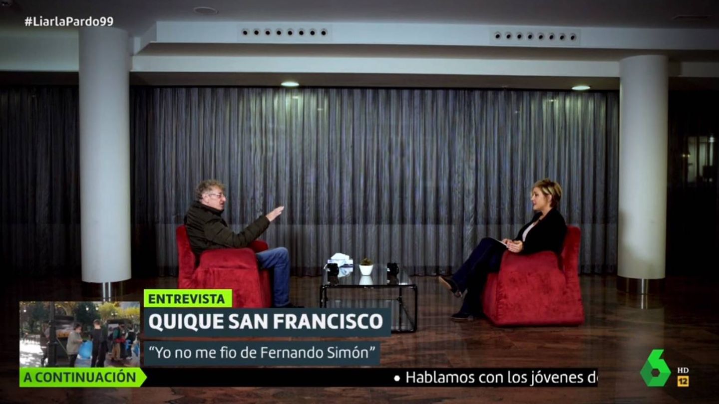 Enrique San Francisco y Cristina Pardo. (La Sexta).