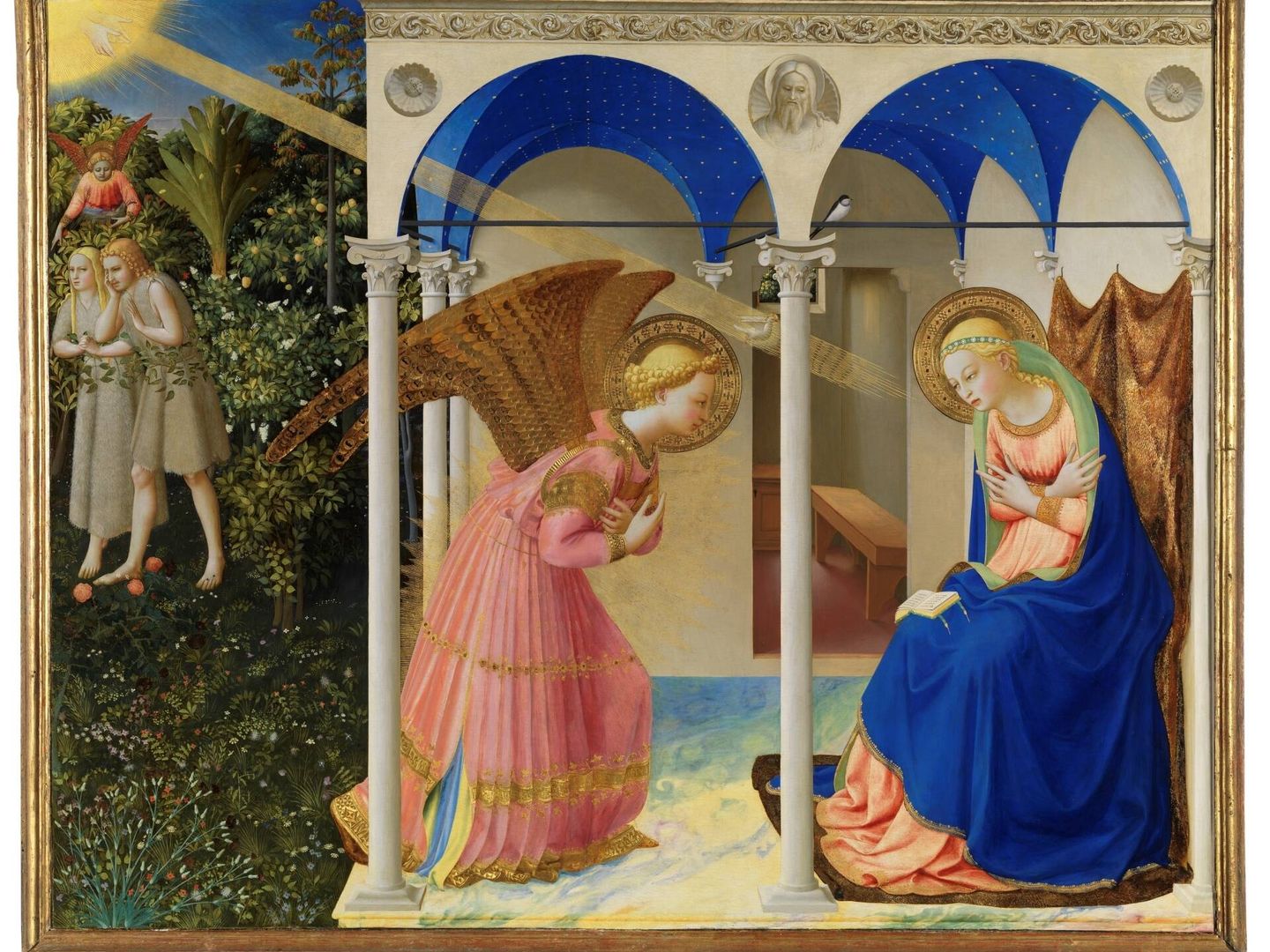 'La Anunciación'. Fra Angélico. 1426. Museo del Prado.
