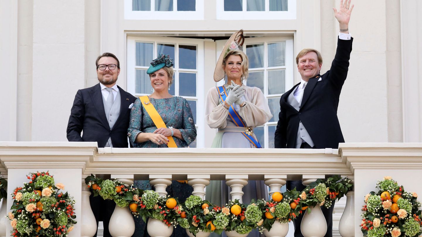 Los reyes de Holanda junto a Constantin y Laurentien. (Reuters)