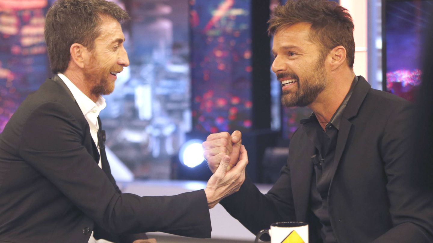 Ricky Martin con Pablo Motos. (Gtres)
