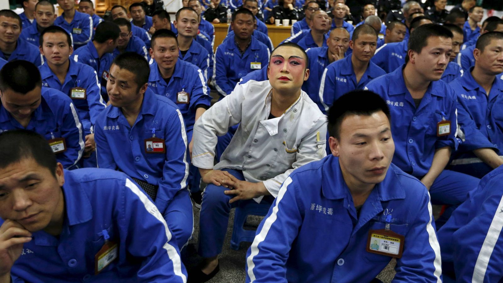 Foto: Adictos a las drogas en un centro de rehabilitación en Shiliping, en la provincia china de Zhejiang (Reuters).