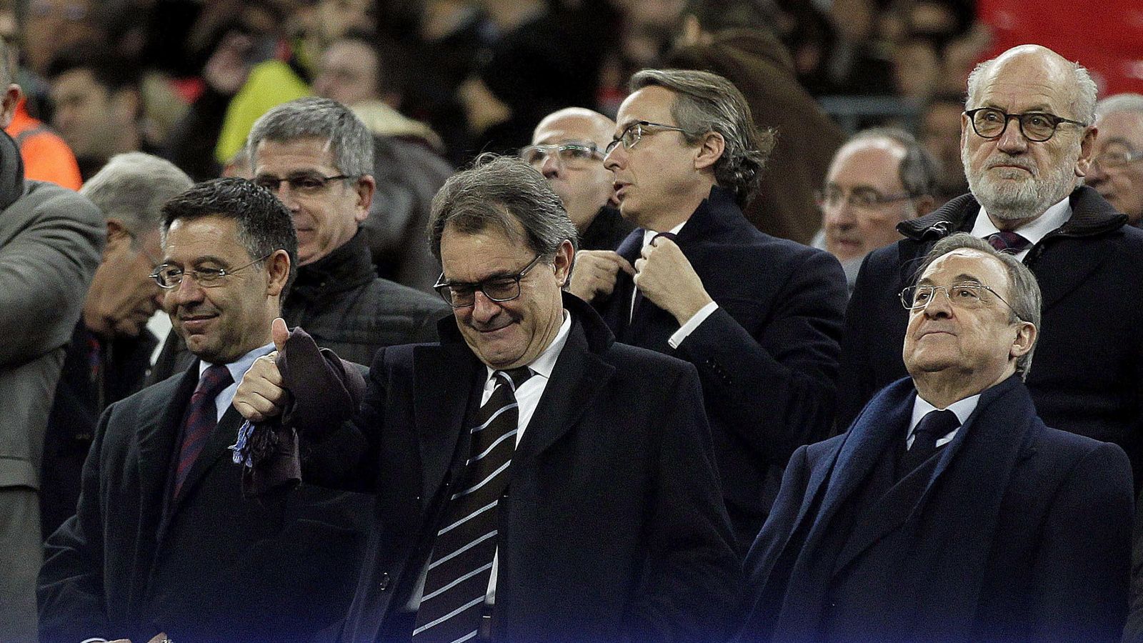 Foto: Josep María Bartomeu junto a Artur Mas (EFE)
