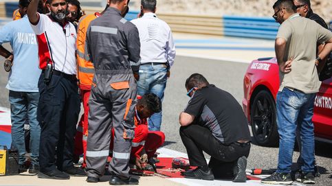 Desastre absoluto en Baréin: una alcantarilla se rompe dos veces y detiene las pruebas de la F1