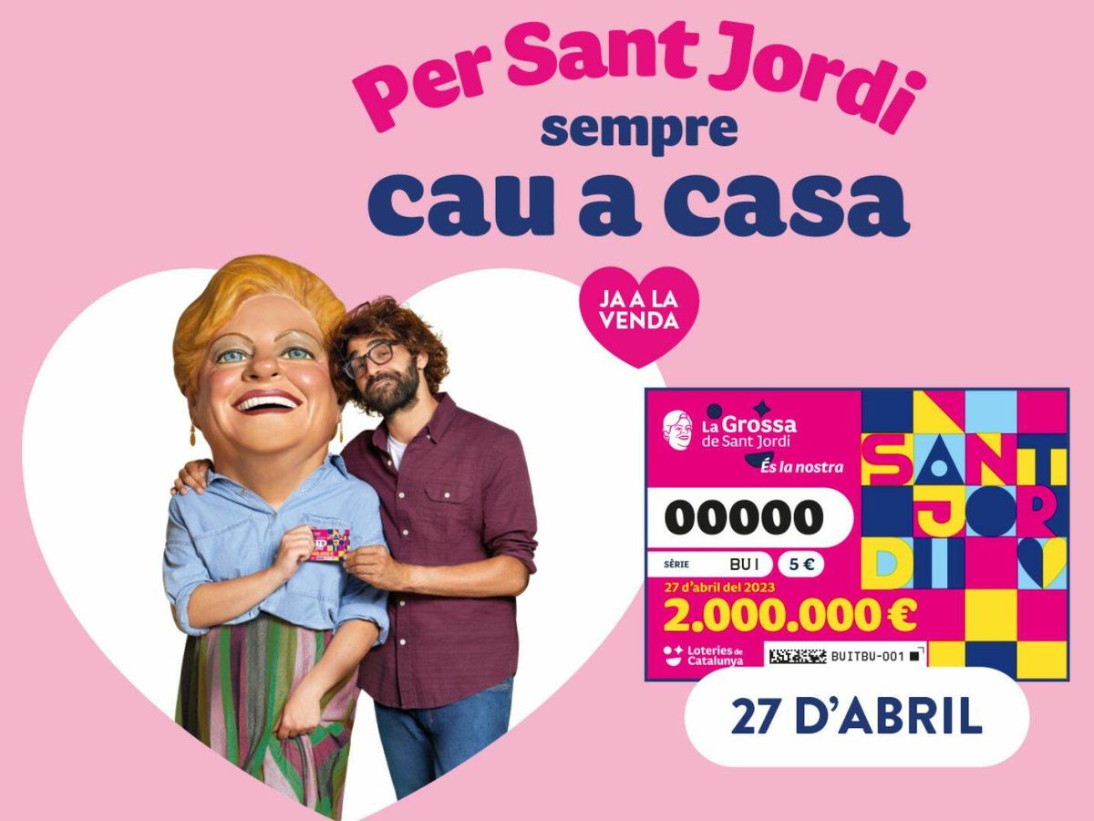 Foto: Horario y dónde ver el sorteo de la Grossa de Sant Jordi 2023 (loteriesdecatalunya.cat)