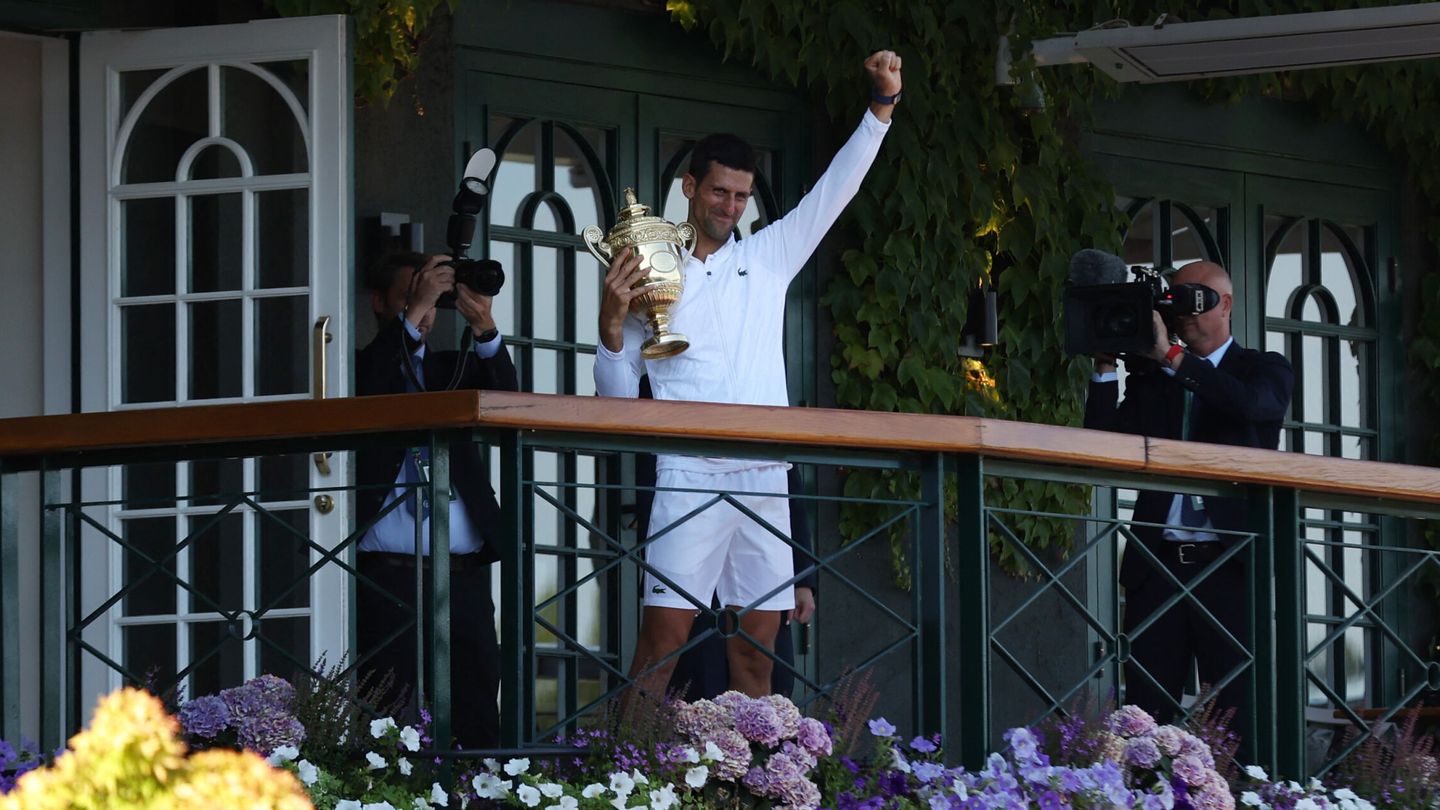 Djokovic, muy entusiasmado tras una nueva victoria en Londres. (Reuters/Matthew Child)