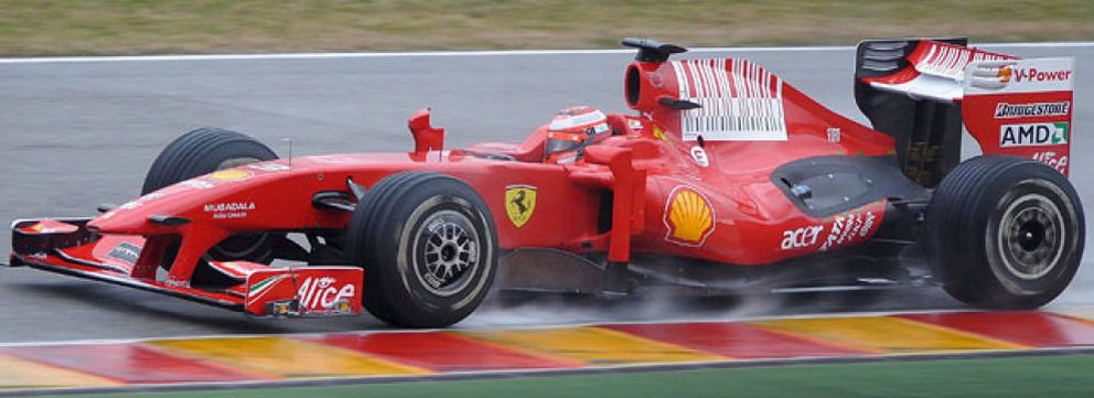 Foto: Ferrari continúa probando el F60 bajo la lluvia con Raikkonen