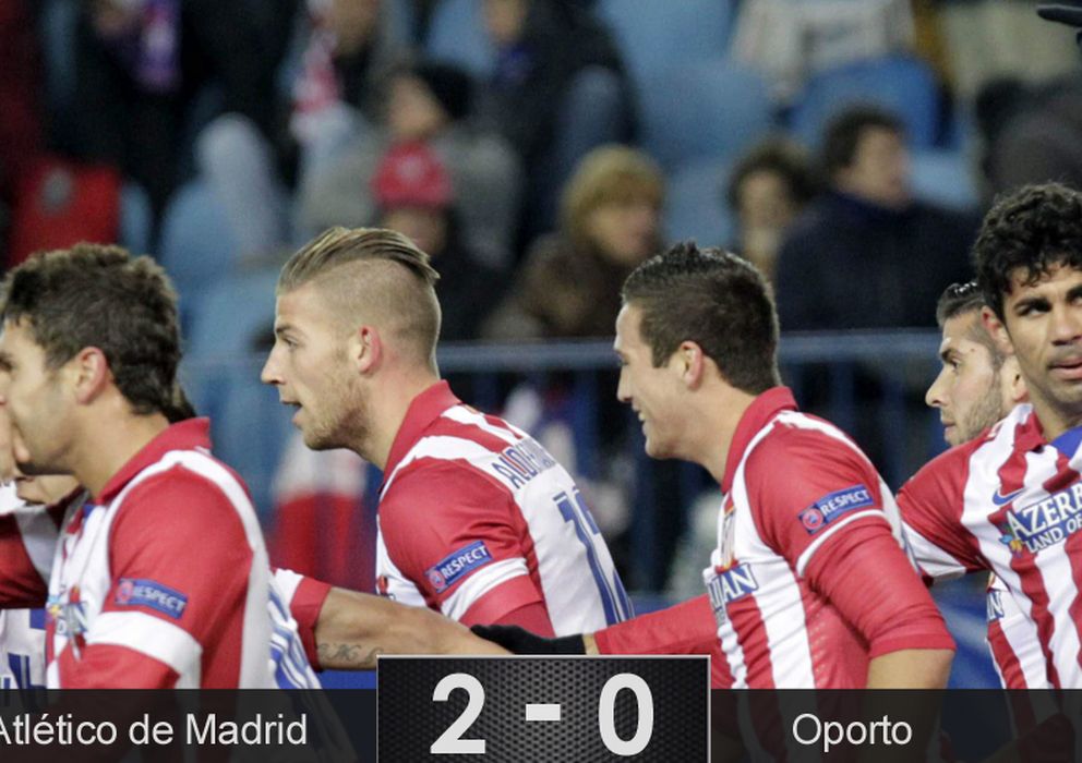 Foto: El Atlético de Madrid accede a octavos con 16 puntos.