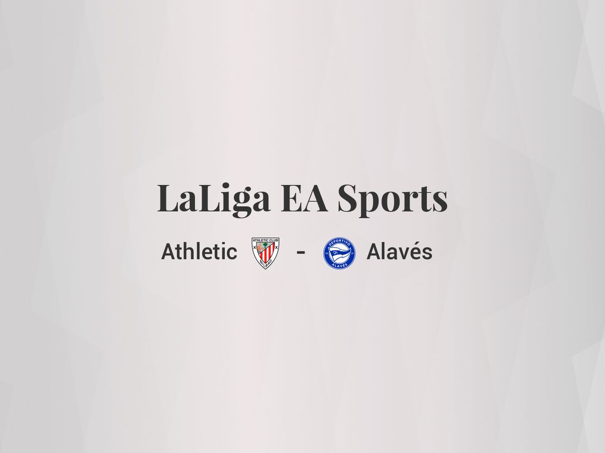 Foto: Resultados Athletic - Deportivo Alavés de LaLiga EA Sports (C.C./Diseño EC)