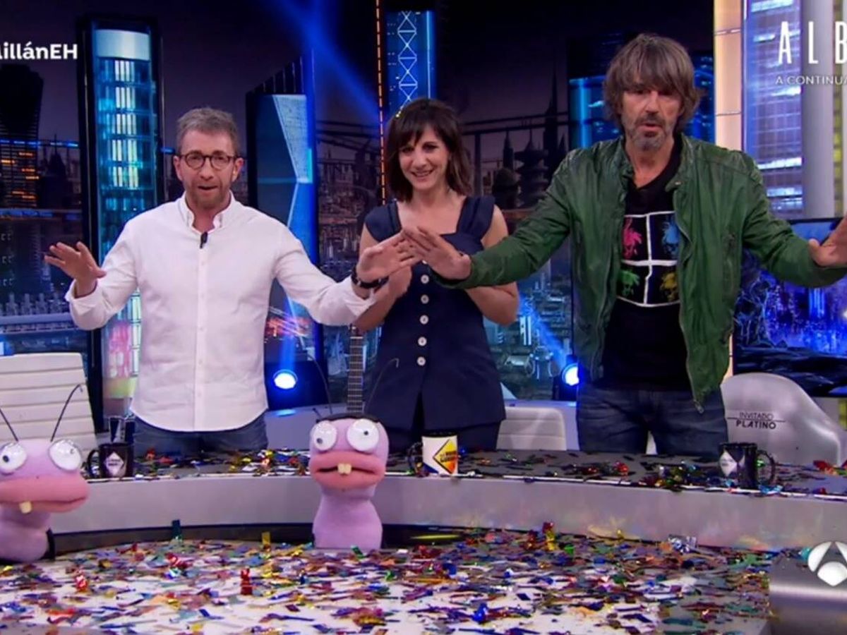 Foto: Pablo Motos, Malena Alterio y Santi Millán en 'El hormiguero'. (Antena 3)