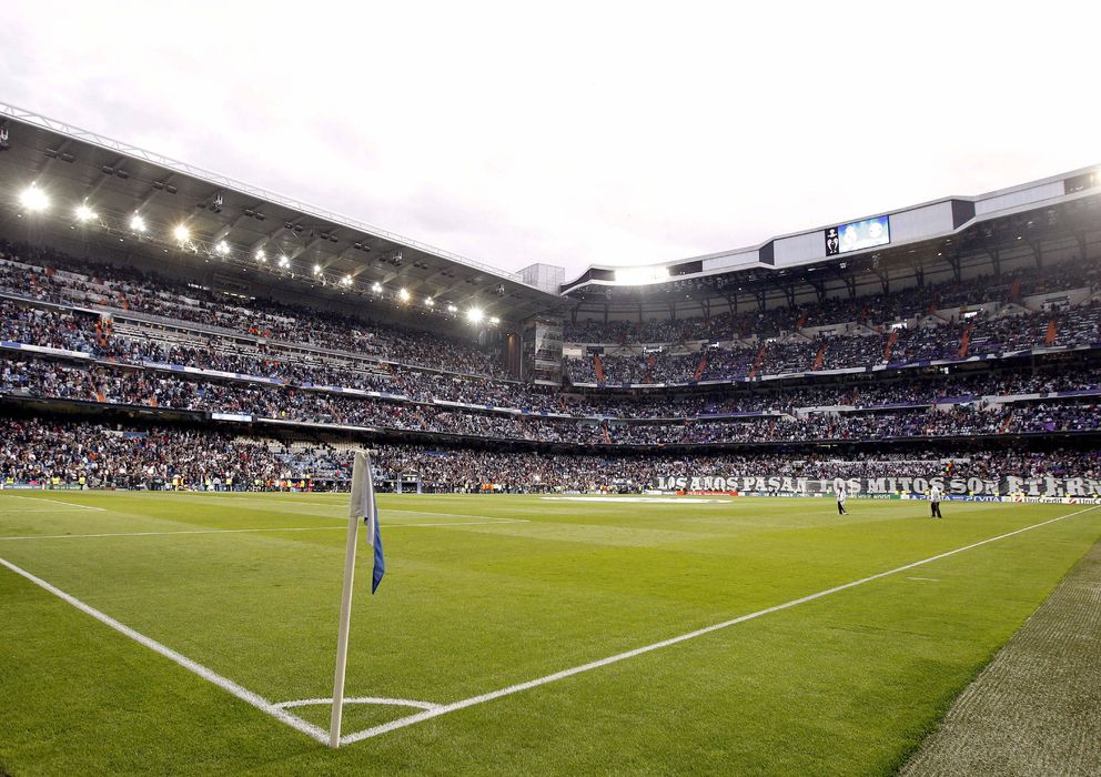 Foto: Panorámica del Santiago Bernabéu (Efe). 