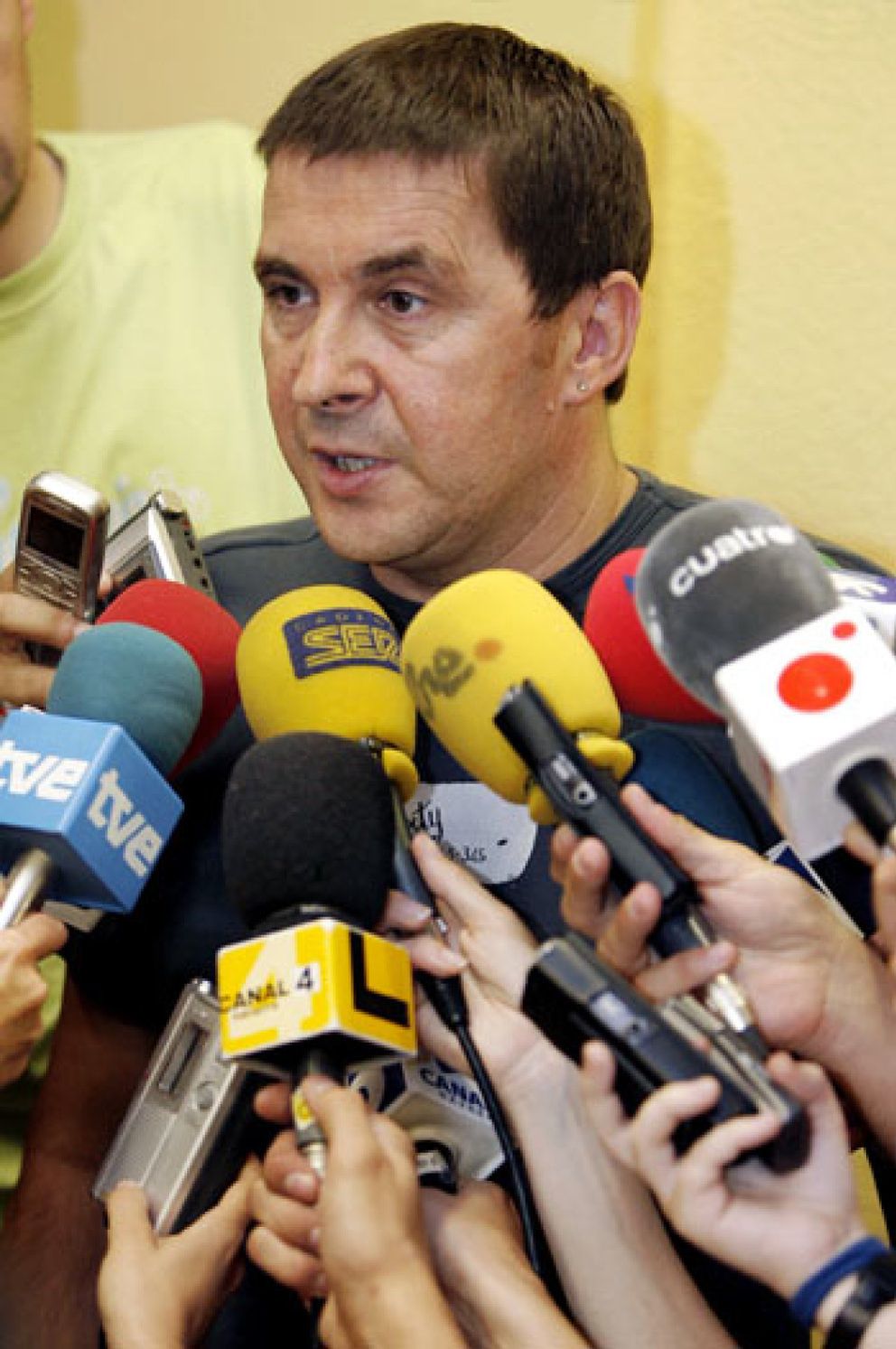 Foto: Otegi confía en que el Gobierno español acepte una consulta sobre autodeterminación en el País Vasco