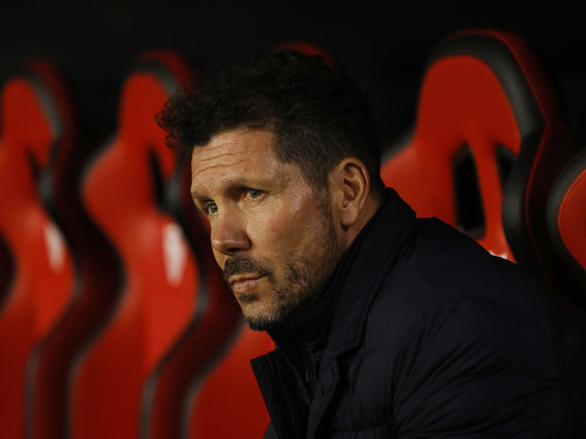 Foto: Simeone, entrenador del Atlético. (Reuters/Marcelo del Pozo)