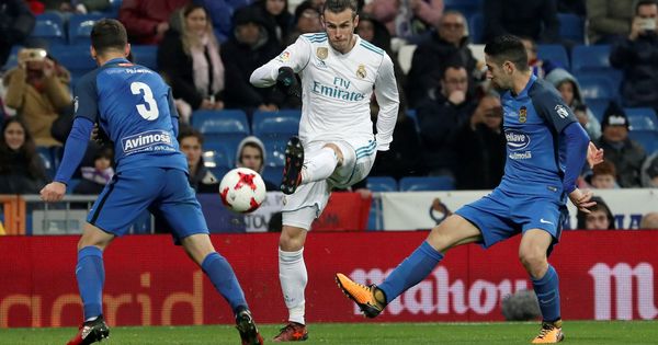Foto: Bale, contra el Fuenlabrada. (EFE)
