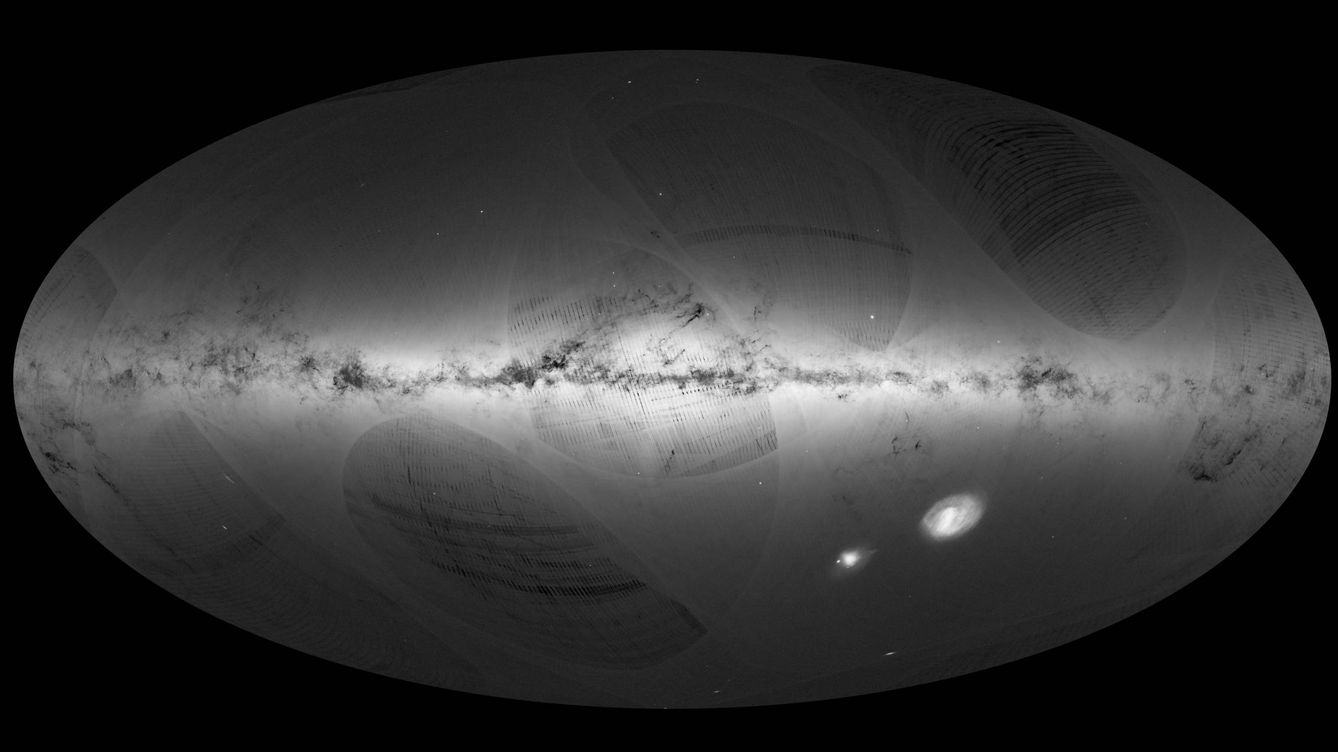 Foto: El primer retrato de la Vía Láctea completa, elaborado por la misión Gaia 