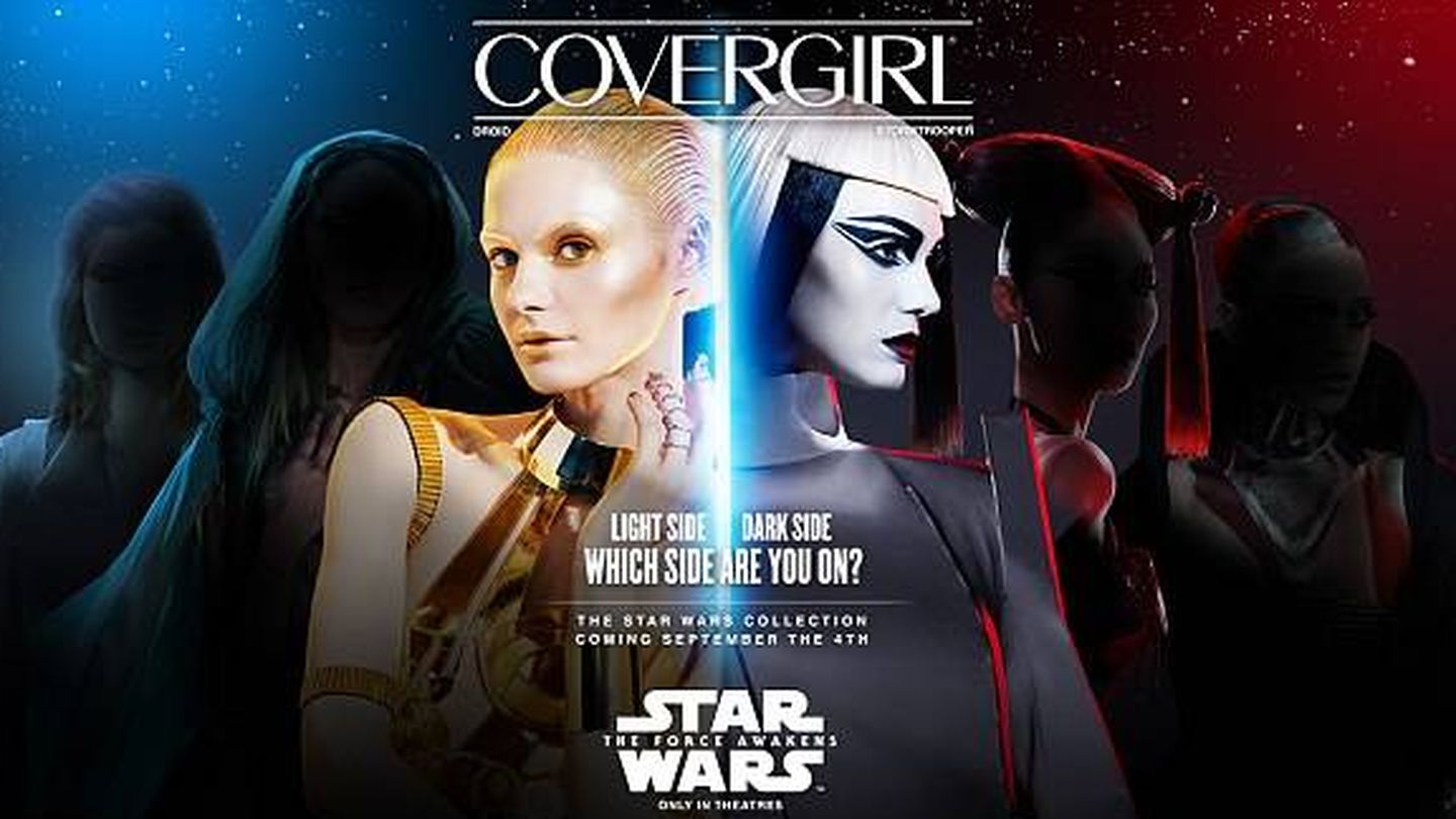 Imagen promocional del maquillaje de Star Wars. (CoverGirl)