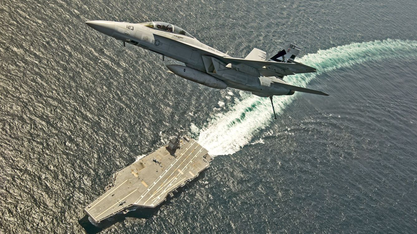 Foto: El USS Gerald R. Ford ya está listo para el combate. (EFE)